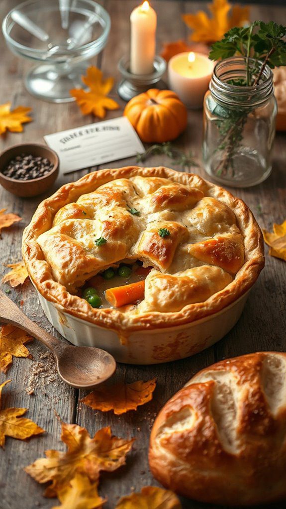 comforting chicken pot pie comforting chicken pot pie