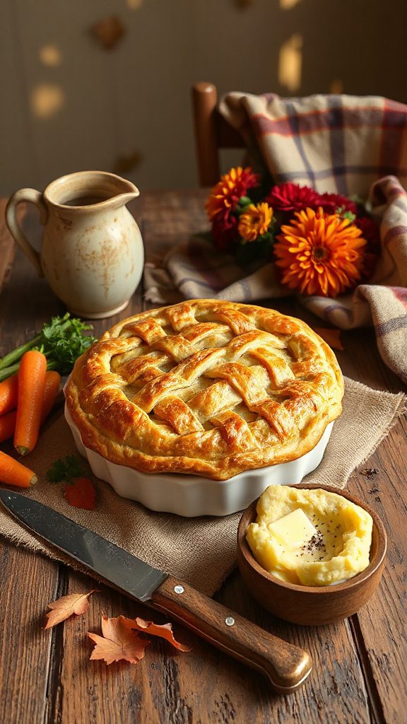 comforting chicken pot pie