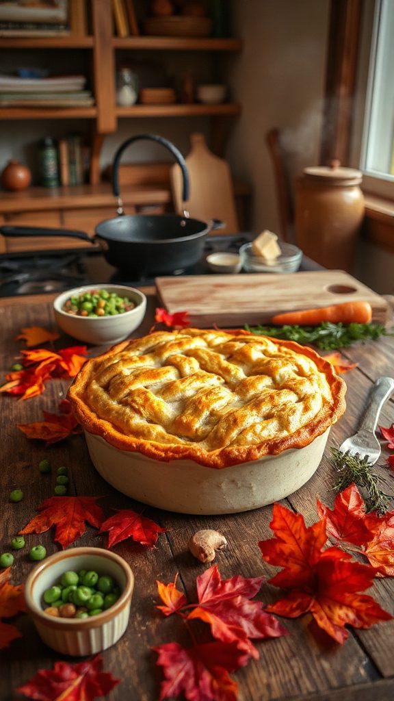 comforting chicken pot pie