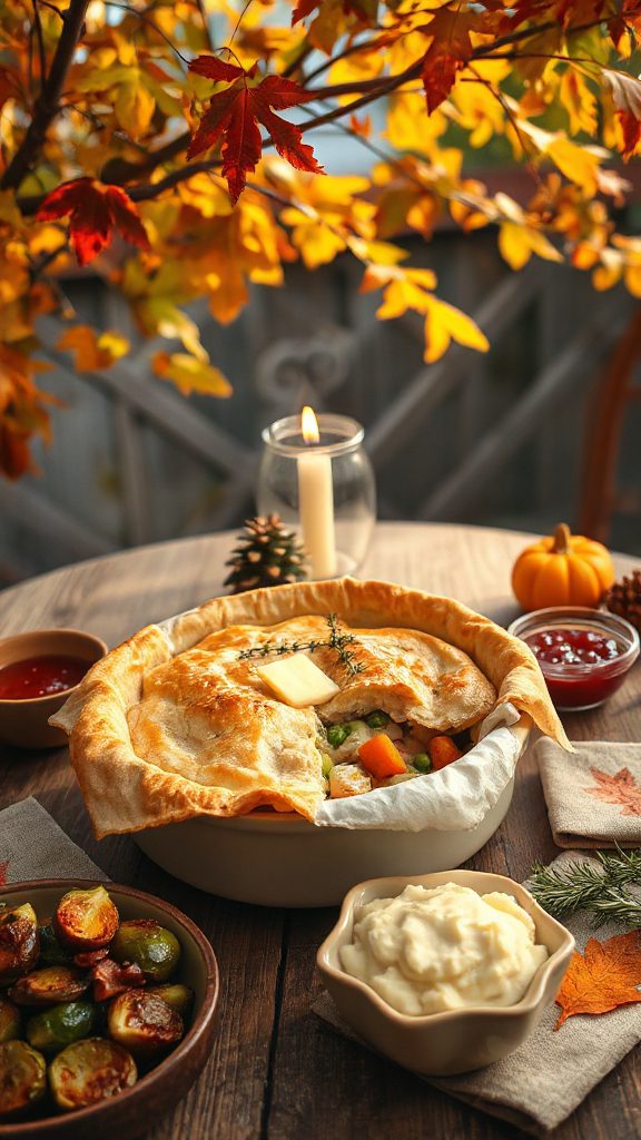 comforting chicken pot pie