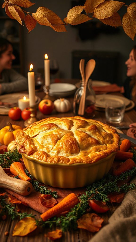 comforting chicken pot pie