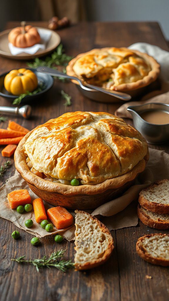 comforting chicken pot pie comforting chicken pot pie