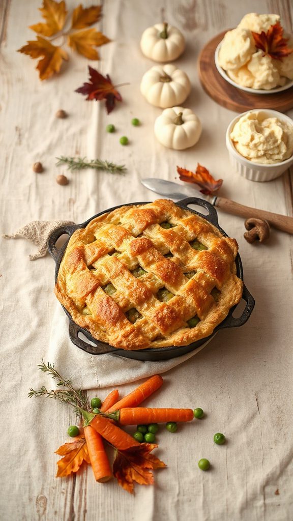comforting chicken pot pie