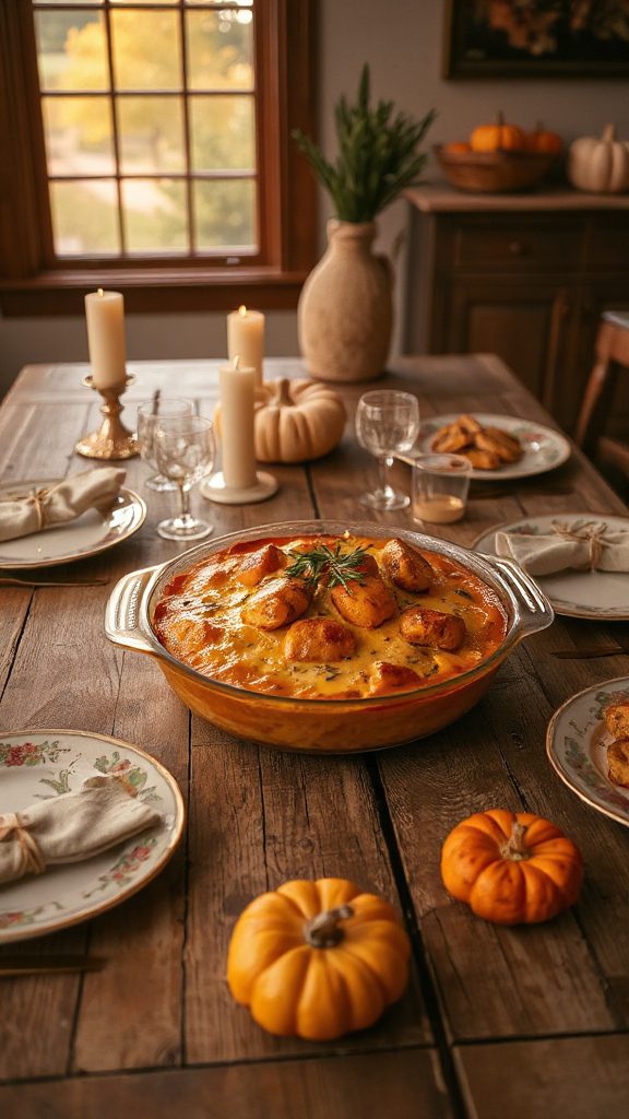 comforting chicken sweet potato casserole