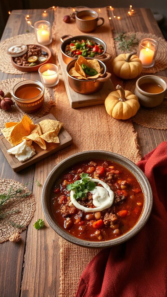 comforting chili with enhancements comforting chili with enhancements