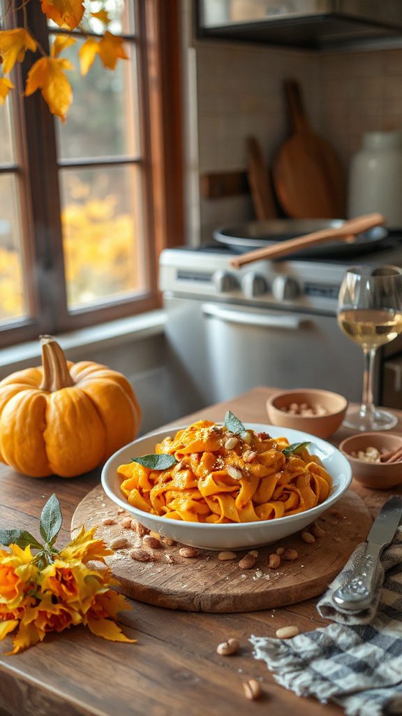 comforting creamy pumpkin pasta comforting creamy pumpkin pasta