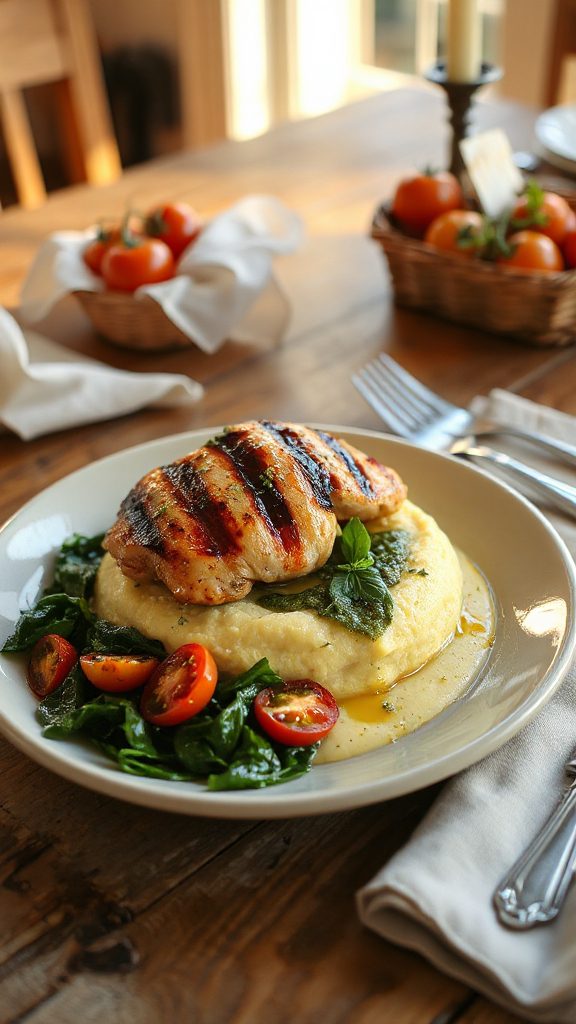 comforting herbed polenta dish comforting herbed polenta dish