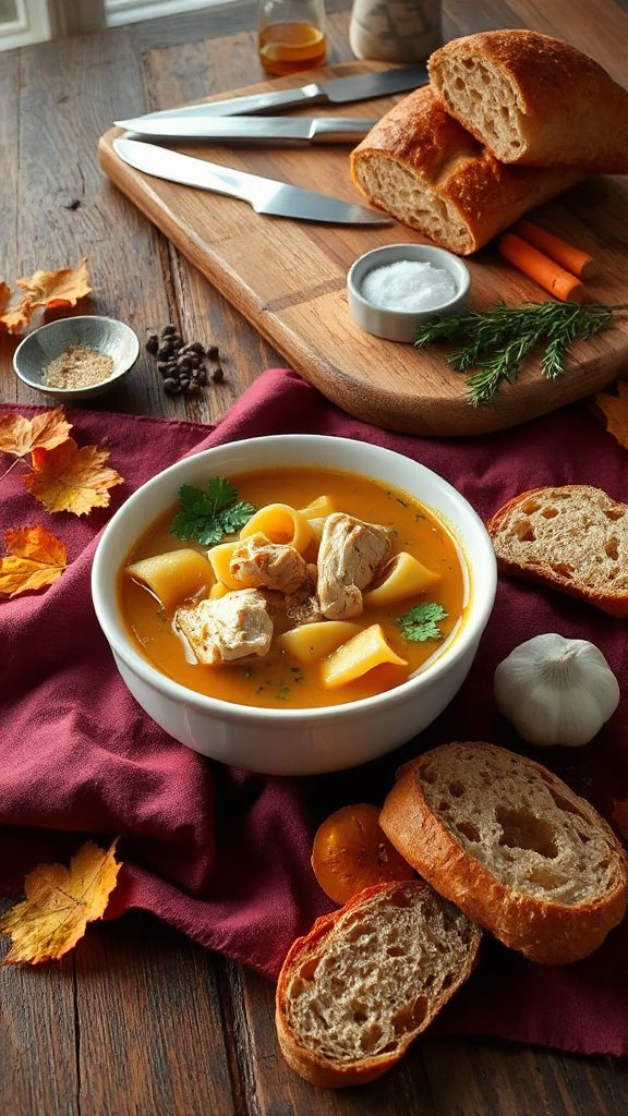 comforting homemade chicken soup comforting homemade chicken soup