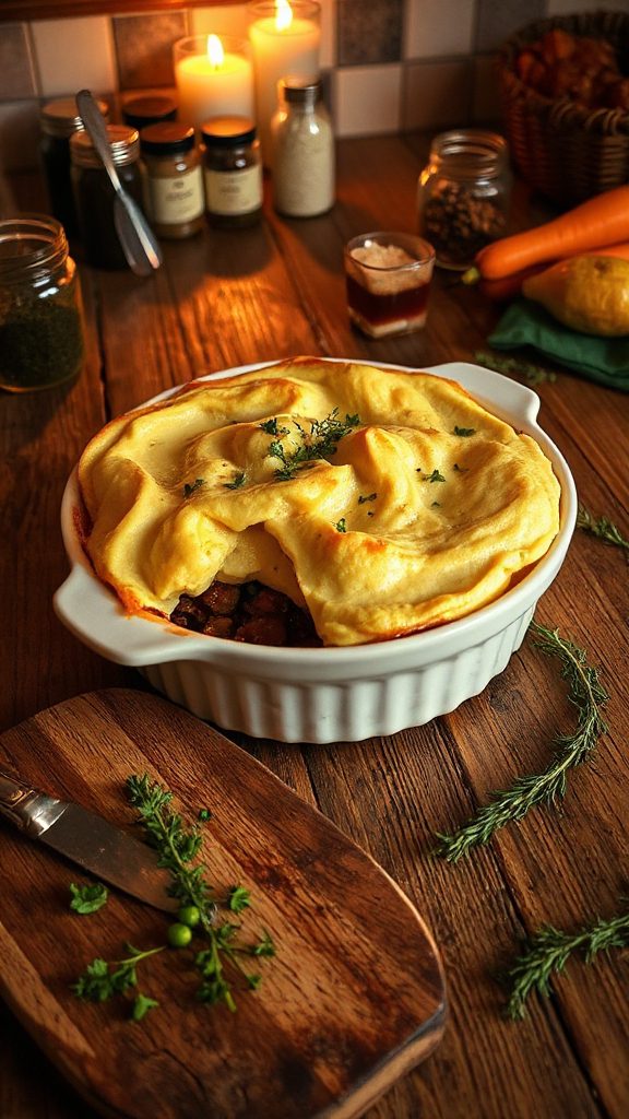 comforting meat and potatoes