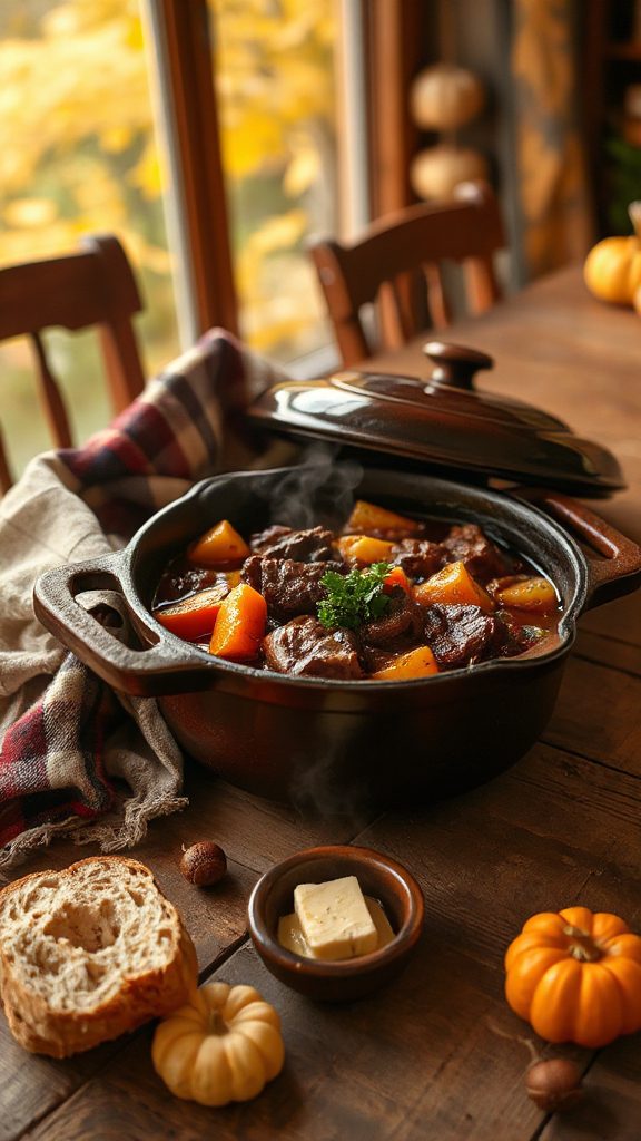 comforting slow cooked beef stew
