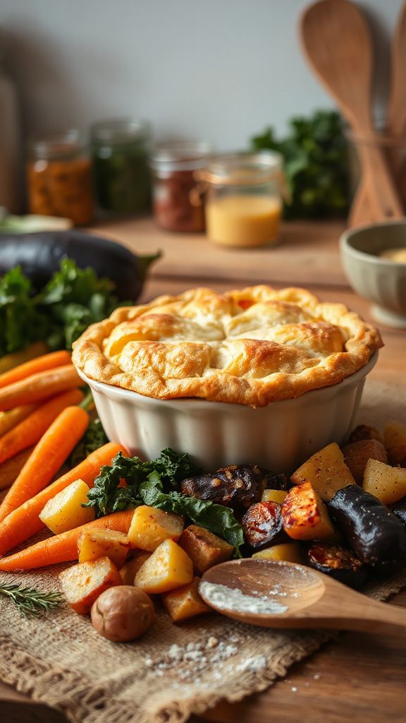 comforting vegetable pot pie comforting vegetable pot pie