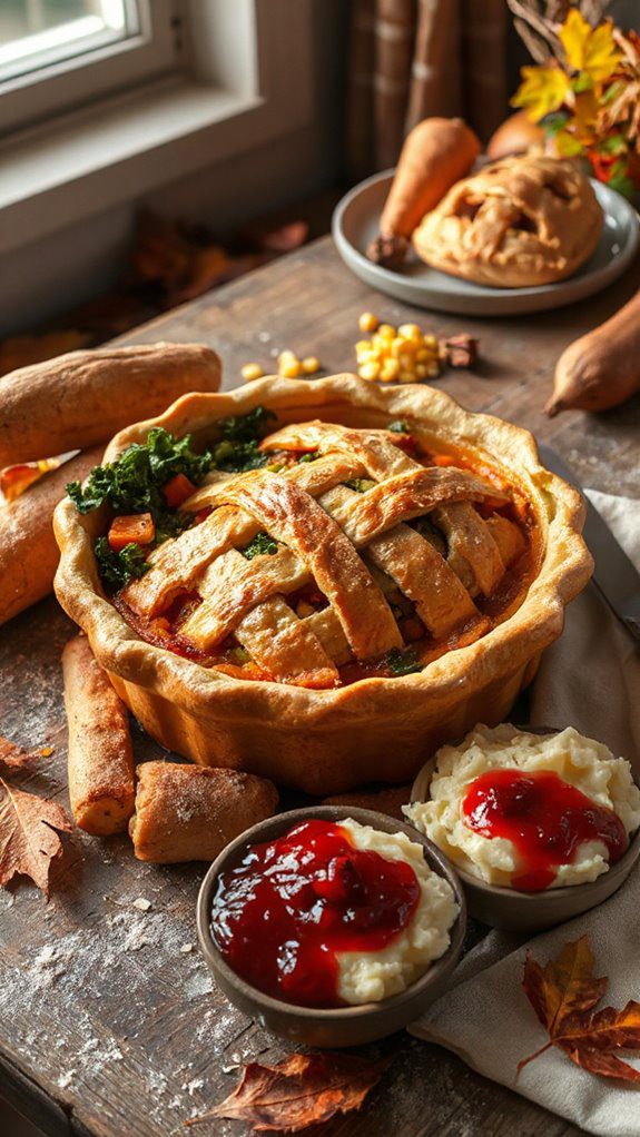 comforting vegetarian pot pie comforting vegetarian pot pie