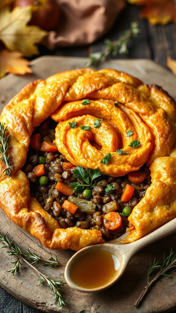 comforting vegetarian shepherd s pie