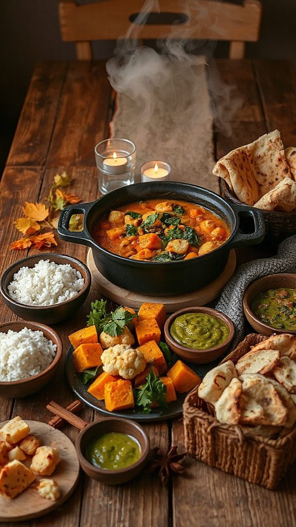 cozy autumn vegetable curry
