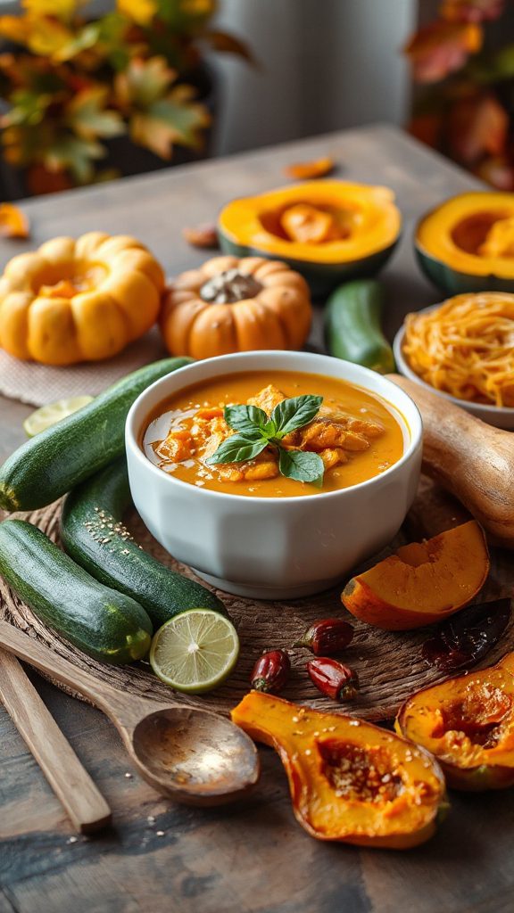 cozy thai pumpkin curry