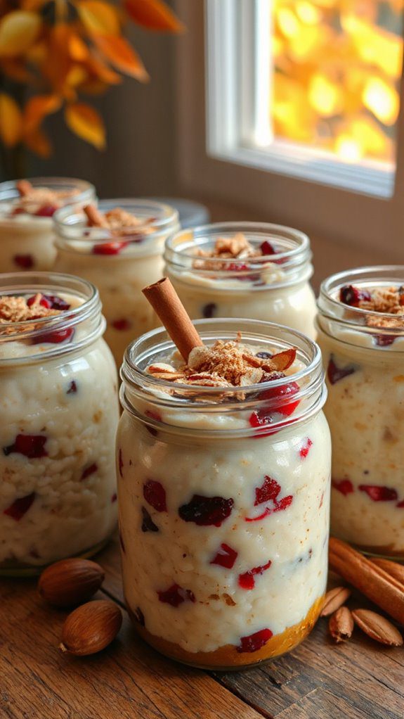 cranberry almond rice pudding