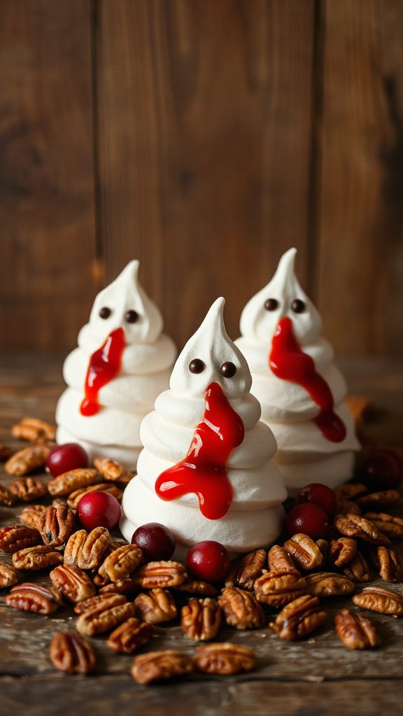 cranberry ghost meringue dessert cranberry ghost meringue dessert
