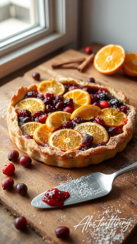 cranberry orange tart delight