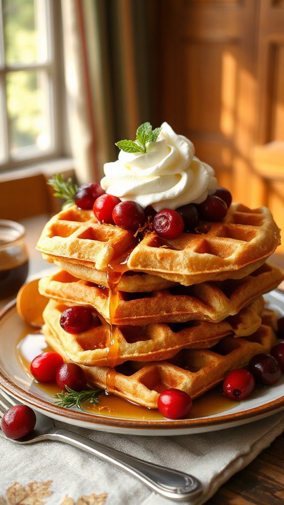 cranberry orange waffle recipe
