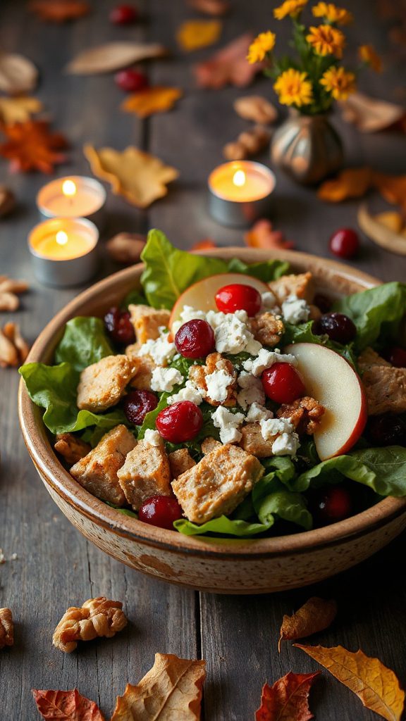 cranberry walnut chicken salad