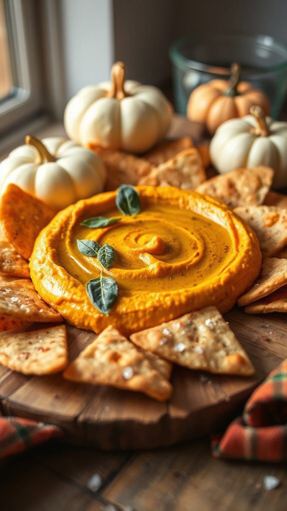 creamy autumn pumpkin dip