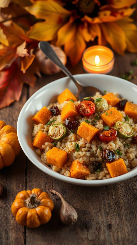 creamy autumn vegetable risotto creamy autumn vegetable risotto