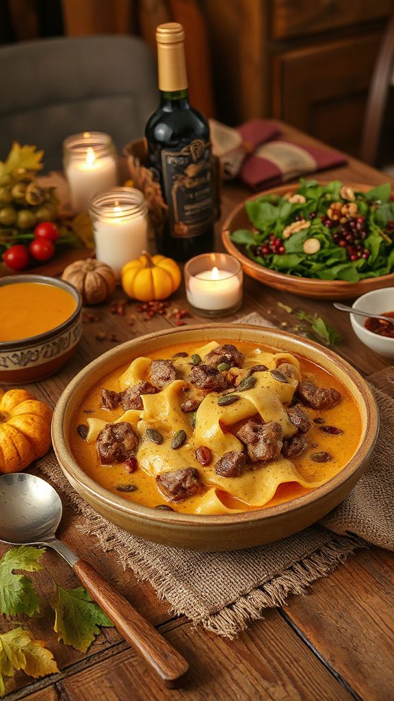 creamy beef stroganoff delight