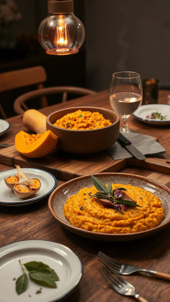 creamy butternut sage risotto