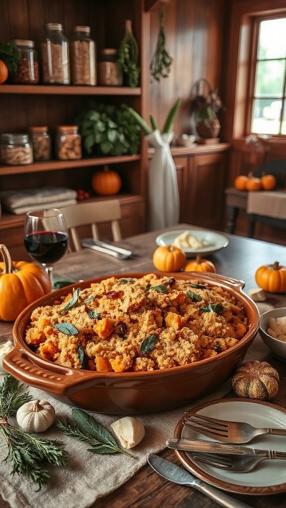 creamy butternut squash casserole