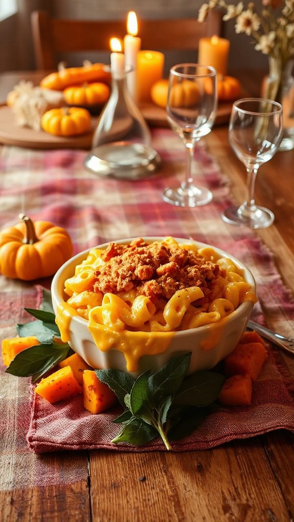 creamy butternut squash mac and cheese