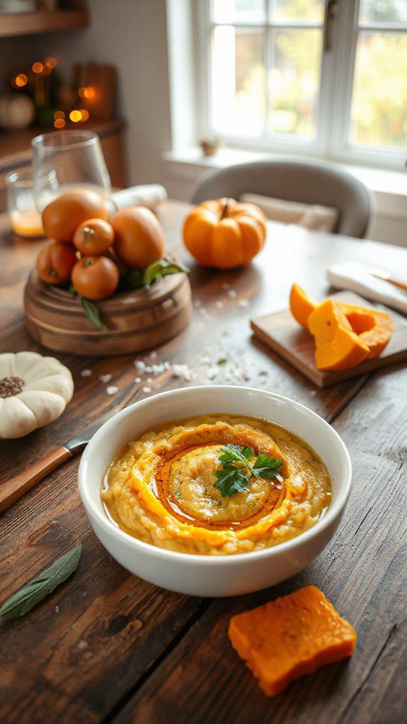 creamy butternut squash risotto