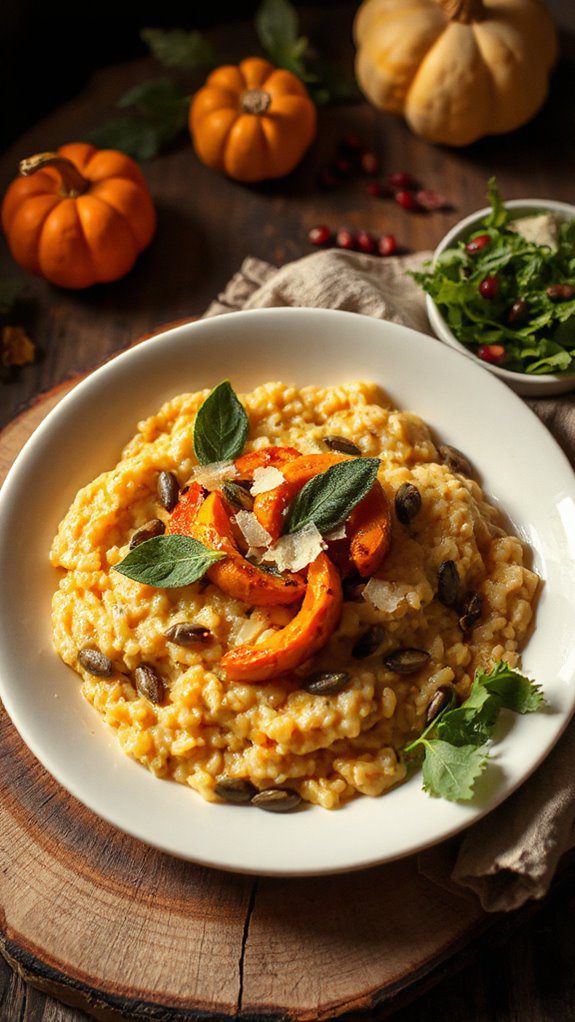 creamy butternut squash risotto