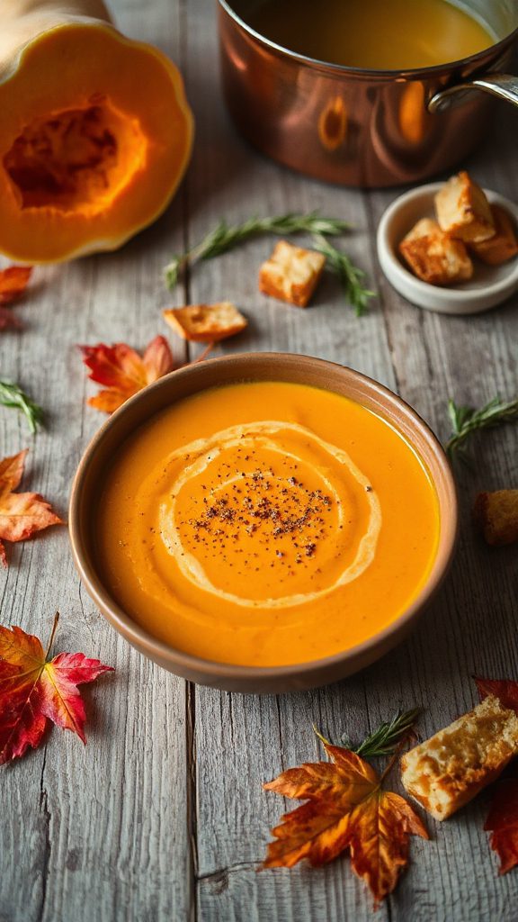 creamy butternut squash soup