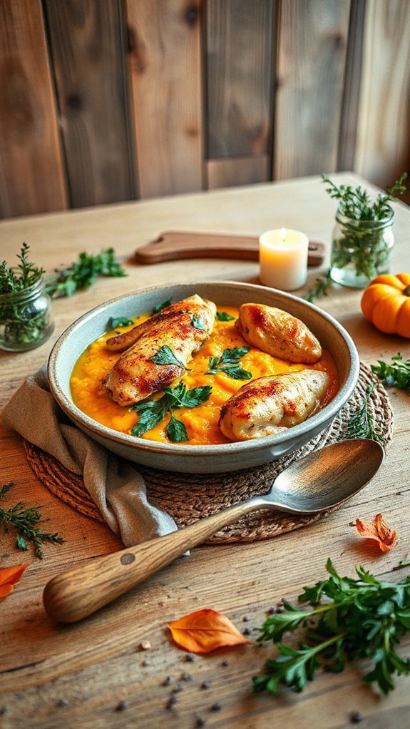 creamy chicken butternut risotto creamy chicken butternut risotto