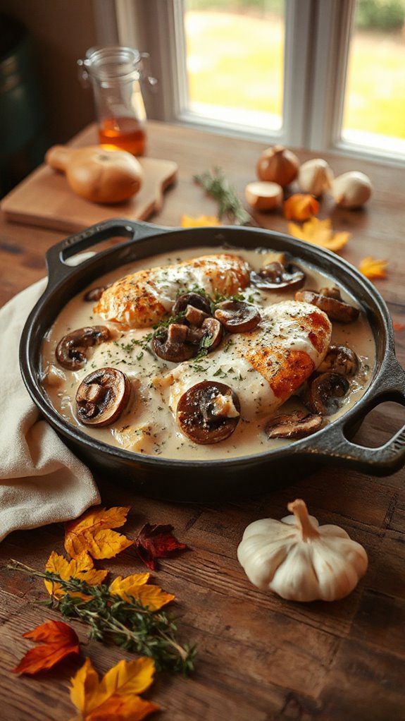 creamy chicken mushroom casserole creamy chicken mushroom casserole