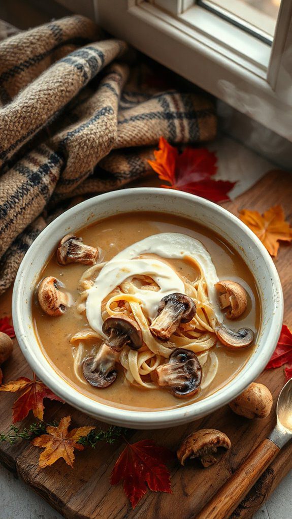 creamy mushroom noodle delight creamy mushroom noodle delight