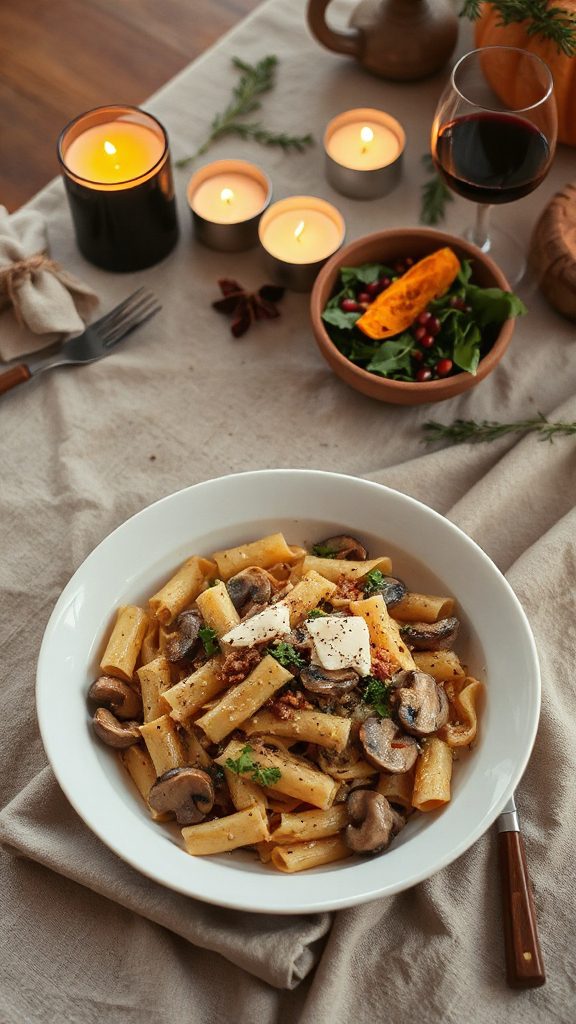 creamy mushroom pasta recipe