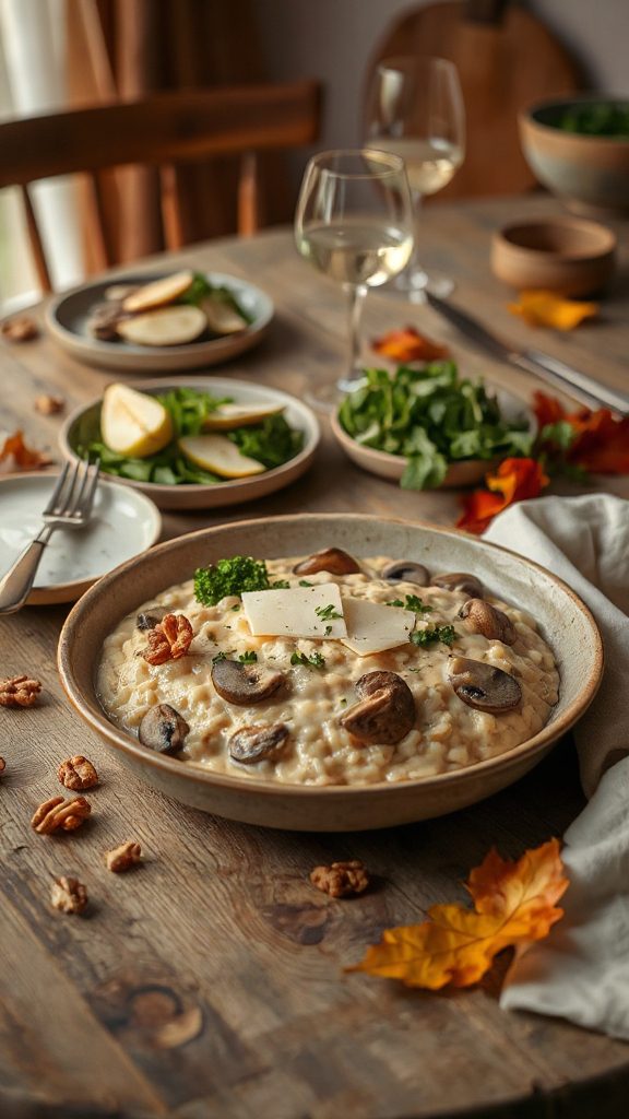 creamy mushroom risotto delight