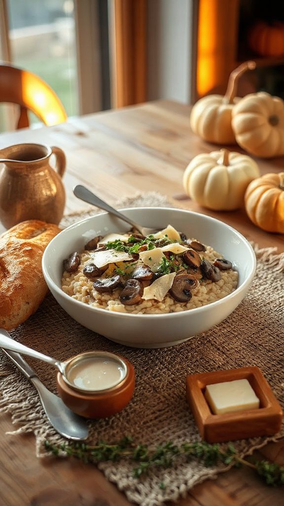 creamy mushroom risotto recipe