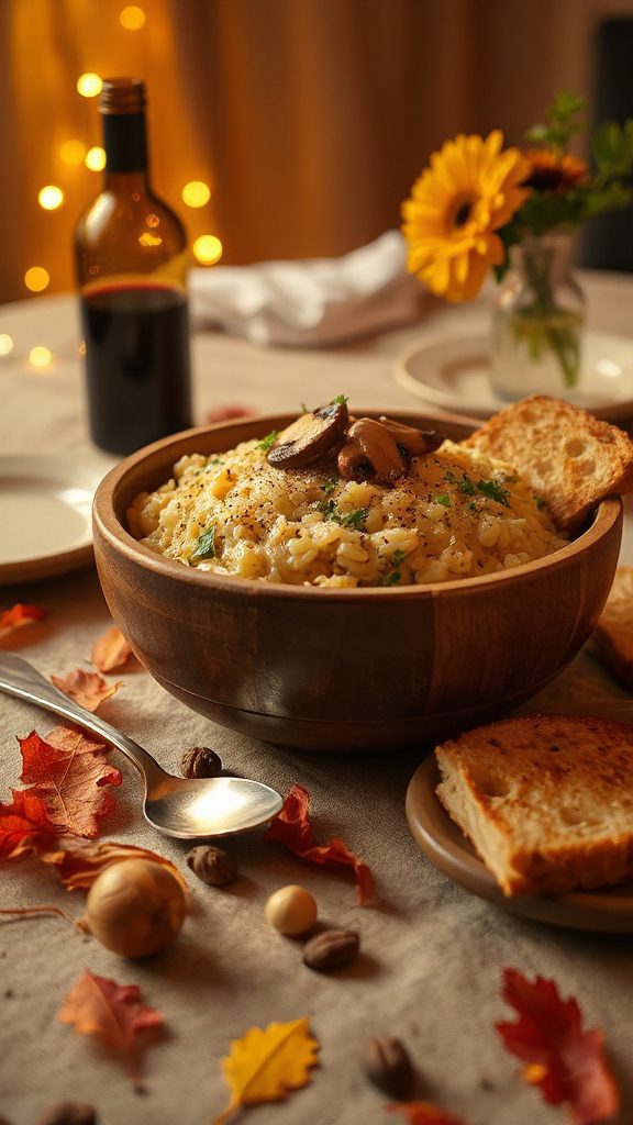 creamy mushroom risotto recipe
