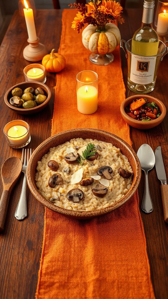 creamy mushroom risotto recipe
