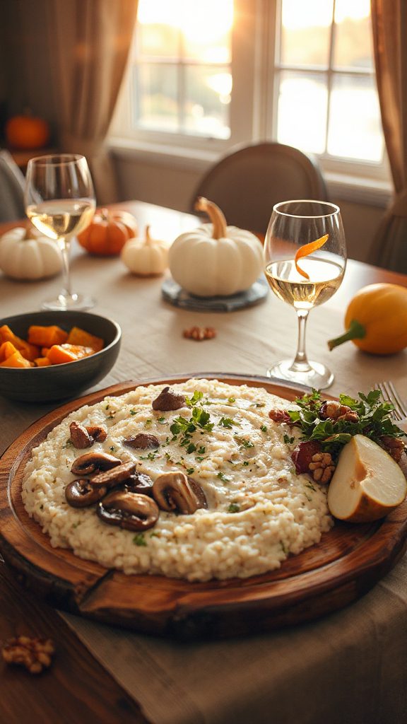 creamy mushroom risotto recipe