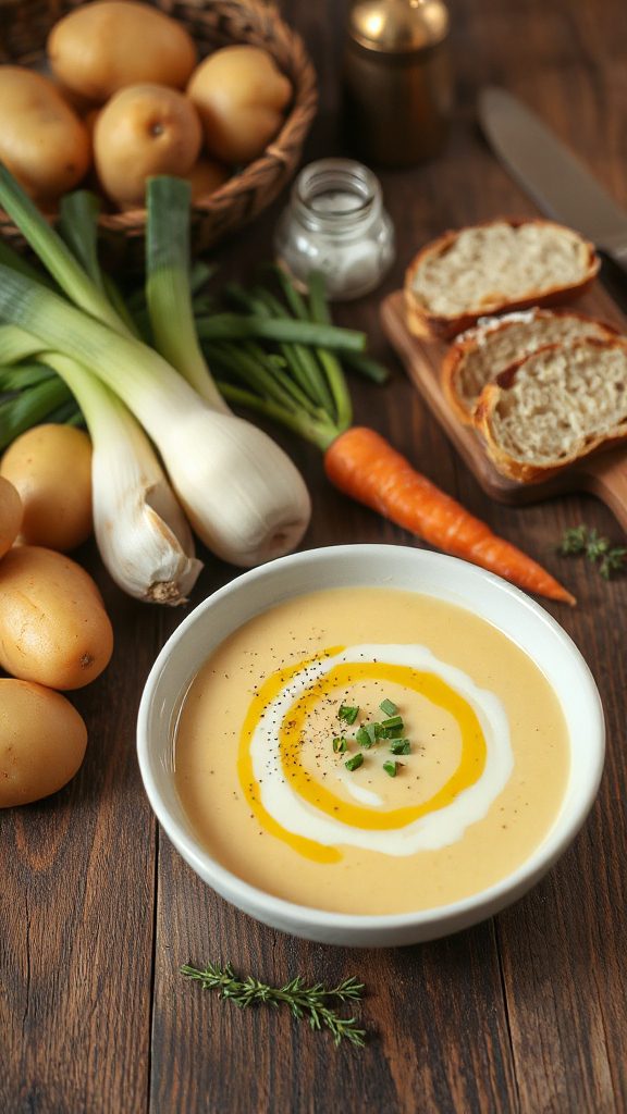 creamy potato leek soup