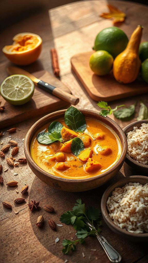 creamy pumpkin coconut curry
