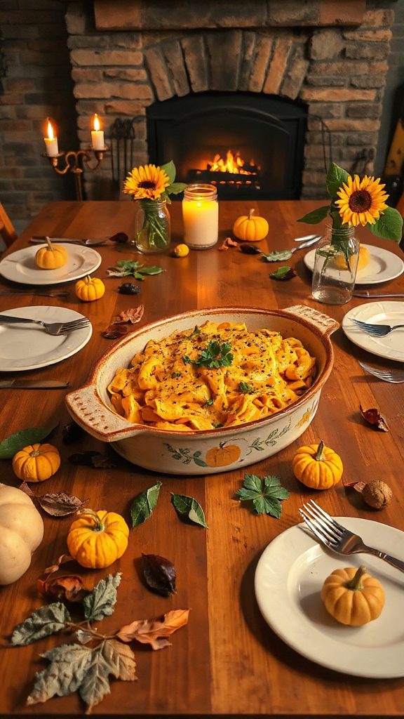 creamy pumpkin pasta bake creamy pumpkin pasta bake