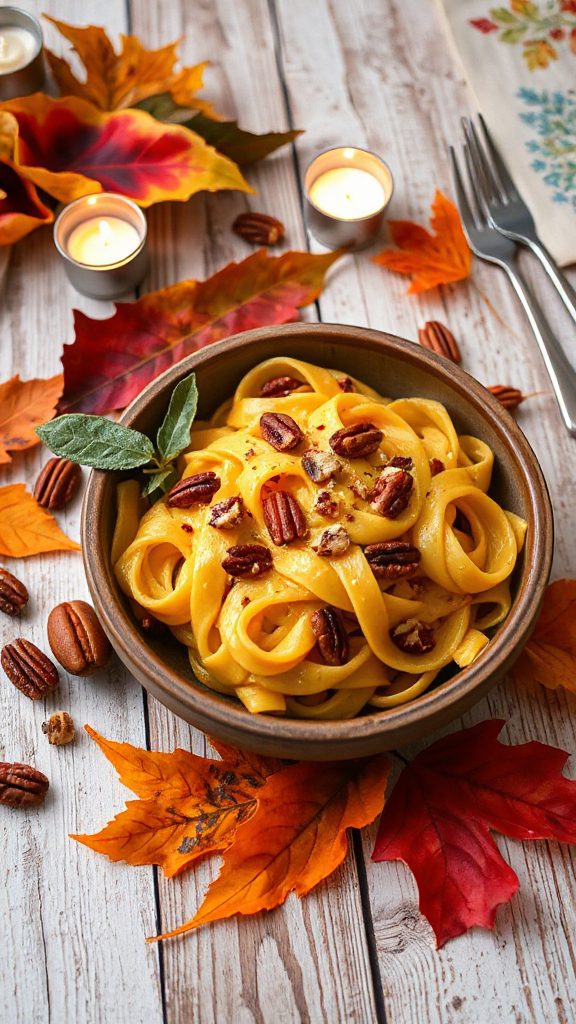 creamy pumpkin pasta delight