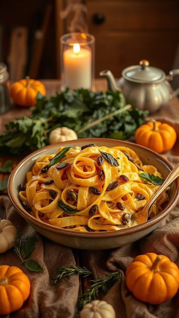 creamy pumpkin pasta recipe