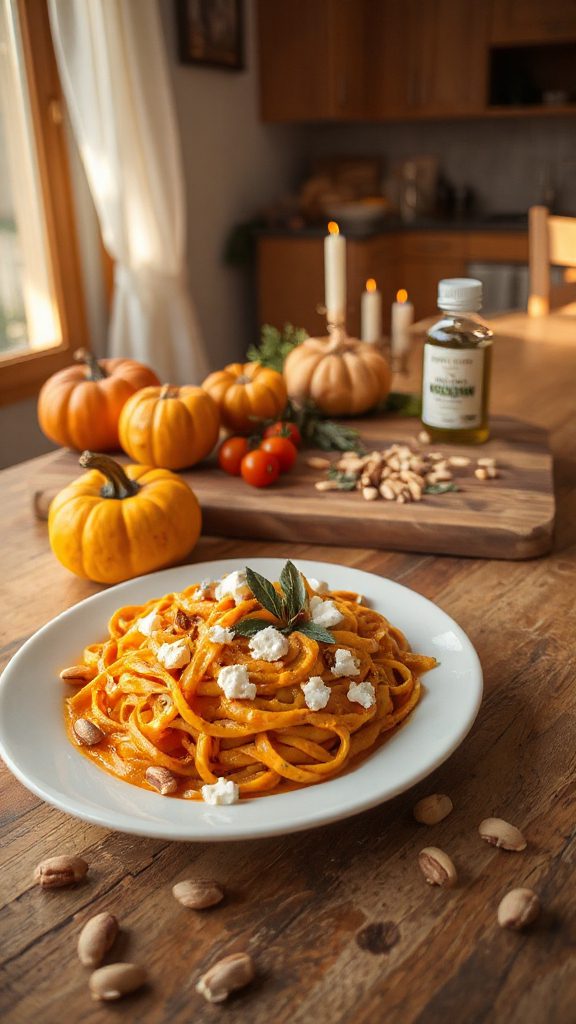 creamy pumpkin ricotta pasta creamy pumpkin ricotta pasta