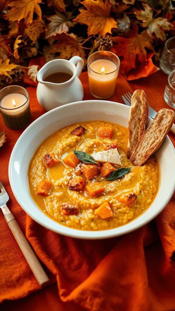 creamy pumpkin risotto recipe