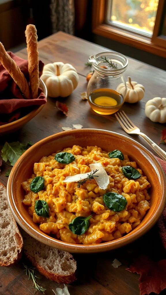 creamy pumpkin risotto recipe